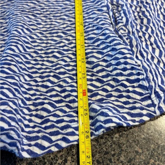 Habitat Blue and White Textured Top - Picture 5 of 6